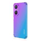 For Huawei Enjoy 80 / Nova Y73 ENKAY Hat-Prince Gradient Airbag TPU Phone Case(Purple Blue) - 1