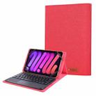For 7-8 inch  Fabric Texture Horizontal Flip Leather Universal Tablet Case(Red) - 1