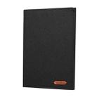 For 10-11 inch Fabric Texture Horizontal Flip Leather Universal Tablet Case(Black) - 2