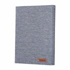 For 10-11 inch Fabric Texture Horizontal Flip Leather Universal Tablet Case(Blue) - 2