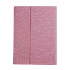 For 10-11 inch Fabric Texture Horizontal Flip Leather Universal Tablet Case(Pink) - 3