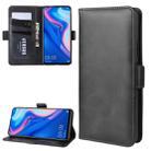 Wallet Stand Leather Cell Phone Case for Y9 PRIME 2019，with Wallet & Holder & Card Slots(Black) - 1