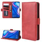 Wallet Stand Leather Cell Phone Case for Y9 PRIME 2019，with Wallet & Holder & Card Slots(Red) - 1