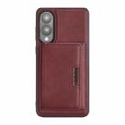For Samsung Galaxy S25 Edge 5G Kalebol Strong Magnetic MagSafe Tri-Fold Wallet Leather Phone Case(Red) - 2
