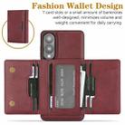 For Samsung Galaxy S25 Edge 5G Kalebol Strong Magnetic MagSafe Tri-Fold Wallet Leather Phone Case(Red) - 3