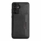 For Samsung Galaxy S24+ 5G Kalebol Strong Magnetic MagSafe Tri-Fold Wallet Leather Phone Case(Black) - 2