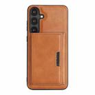 For Samsung Galaxy S24+ 5G Kalebol Strong Magnetic MagSafe Tri-Fold Wallet Leather Phone Case(Brown) - 2