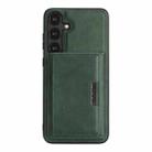 For Samsung Galaxy S24+ 5G Kalebol Strong Magnetic MagSafe Tri-Fold Wallet Leather Phone Case(Green) - 2