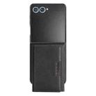 For Samsung Galaxy Z Flip7 Kalebol Strong Magnetic MagSafe Tri-Fold Wallet Leather Phone Case(Black) - 2