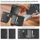 For Samsung Galaxy Z Flip7 Kalebol Strong Magnetic MagSafe Tri-Fold Wallet Leather Phone Case(Black) - 3