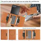 For Samsung Galaxy Z Flip7 Kalebol Strong Magnetic MagSafe Tri-Fold Wallet Leather Phone Case(Brown) - 3