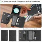For Samsung Galaxy Z Flip6 Kalebol Strong Magnetic MagSafe Tri-Fold Wallet Leather Phone Case(Black) - 3