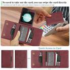 For Samsung Galaxy Z Flip6 Kalebol Strong Magnetic MagSafe Tri-Fold Wallet Leather Phone Case(Red) - 3