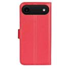 For iPhone 17 Air Litchi Texture Horizontal Flip Leather Phone Case with Holder(Red) - 3