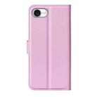 For iPhone 16e Litchi Texture Horizontal Flip Leather Phone Case with Holder(Pink) - 3