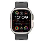 For Apple Watch 46mm / 49mm / 45mm / 44mm Explorer Silicone Watch Band(Black) - 3