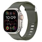 For Apple Watch 46mm / 49mm / 45mm / 44mm Explorer Silicone Watch Band(Green) - 1