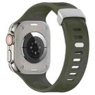 For Apple Watch 46mm / 49mm / 45mm / 44mm Explorer Silicone Watch Band(Green) - 2
