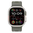 For Apple Watch 46mm / 49mm / 45mm / 44mm Explorer Silicone Watch Band(Green) - 3