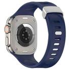 For Apple Watch 46mm / 49mm / 45mm / 44mm Explorer Silicone Watch Band(Midnight Blue) - 2