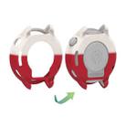 For OPPO Watch X2 Mini Silicone Watch Protective Case(Starlight+Red) - 3