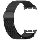 For Samsung Galaxy Watch 8 40 / 44mm Milanese Loop Magnetic Metal Watch Band(Black) - 2