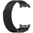 For Samsung Galaxy Watch 8 40 / 44mm Milanese Loop Magnetic Metal Watch Band(Black) - 3