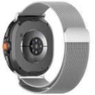 For Samsung Galaxy Watch 8 40 / 44mm Milanese Loop Magnetic Metal Watch Band(Silver) - 1