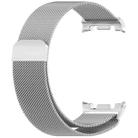 For Samsung Galaxy Watch 8 40 / 44mm Milanese Loop Magnetic Metal Watch Band(Silver) - 2