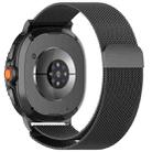 For Samsung Galaxy Watch 8 40 / 44mm Milanese Loop Magnetic Metal Watch Band(Titanium Gun Metal) - 1