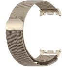 For Samsung Galaxy Watch 8 40 / 44mm Milanese Loop Magnetic Metal Watch Band(Starlight) - 2