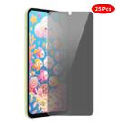 For Redmi 14C JUNSUNMAY 25pcs Privacy Screen Protector Tempered Glass Film - 1