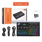 X9 48V Phantom Power Bluetooth Audio Mixer 4-Channel USB Sound Card Voice Changer - 3