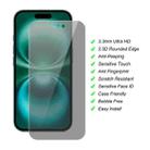 For iPhone 16 Plus JUNSUNMAY 25pcs Privacy Screen Protector Tempered Glass Film - 2