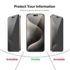 For iPhone 16 Plus JUNSUNMAY 25pcs Privacy Screen Protector Tempered Glass Film - 3