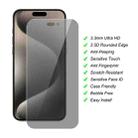 For iPhone 15 Pro Max JUNSUNMAY 25pcs Privacy Screen Protector Tempered Glass Film - 2