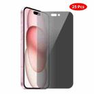 For iPhone 15 Plus JUNSUNMAY 25pcs Privacy Screen Protector Tempered Glass Film - 1