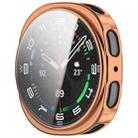 For Samsung Galaxy Watch 8 44mm All Coverage Electroplated TPU Watch Protective Case(Rose Gold) - 2