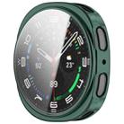For Samsung Galaxy Watch 8 44mm All Coverage Electroplated TPU Watch Protective Case(Dark Green) - 2