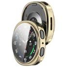 For Samsung Galaxy Watch 8 44mm All Coverage Electroplated TPU Watch Protective Case(Light Gold) - 3