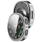 For Samsung Galaxy Watch 8 40mm All Coverage Electroplated TPU Watch Protective Case(Silver) - 3