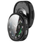 For Samsung Galaxy Watch 8 40mm All Coverage Electroplated TPU Watch Protective Case(Black) - 3