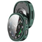 For Samsung Galaxy Watch 8 40mm All Coverage Electroplated TPU Watch Protective Case(Dark Green) - 3