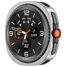 For Samsung Galaxy Watch 8 Classic / Ultra 2  Half Coverage Hollow TPU Watch Protective Case(Electroplated Silver) - 2