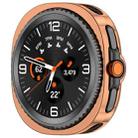 For Samsung Galaxy Watch 8 Classic / Ultra 2  Half Coverage Hollow TPU Watch Protective Case(Electroplated Rose Gold) - 2