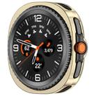 For Samsung Galaxy Watch 8 Classic / Ultra 2  Half Coverage Hollow TPU Watch Protective Case(Electroplated Light Gold) - 2