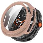 For Samsung Galaxy Watch 8 Classic / Ultra 2  Tempered Film Integrated PC Watch Case(Cherry Pink) - 1