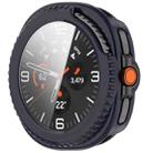 For Samsung Galaxy Watch 8 Classic / Ultra 2  Tempered Film Integrated PC Watch Case(Ink Blue) - 2