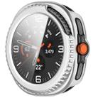 For Samsung Galaxy Watch8 Classic / Ultra 2025 Tempered Film Integrated PC Watch Cover(Frosted Silver) - 2