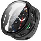 For Samsung Galaxy Watch 8 40mm Tempered Film Integrated PC Watch Case(Glossy Black) - 1